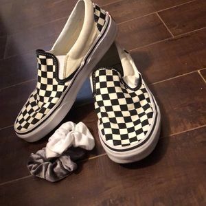 Trendy Checkered Vans!!